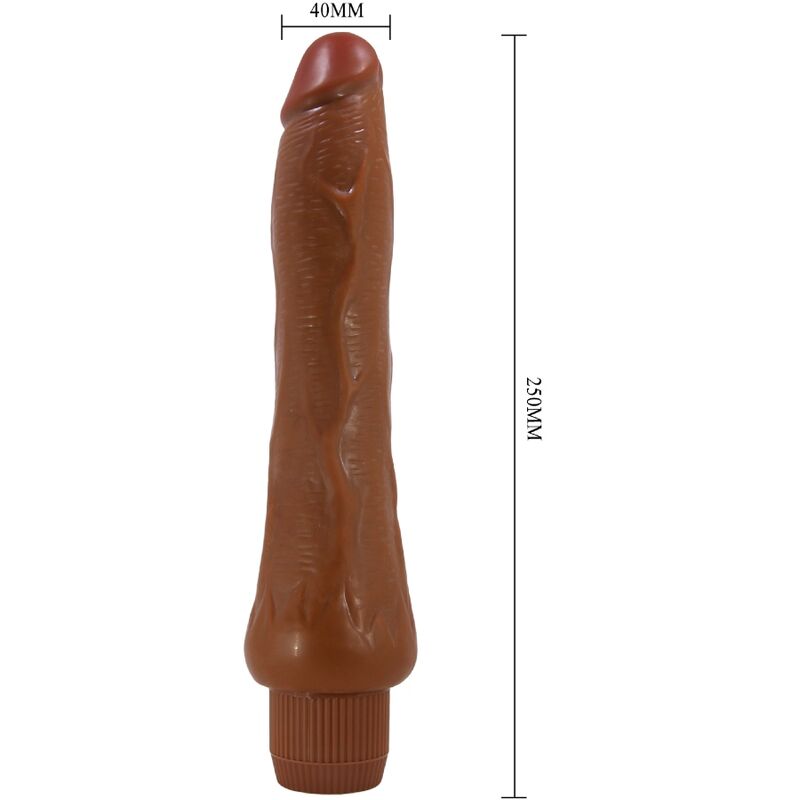 Vibromasseur Réaliste Dryade 25 cm Tige Veinée Ventouse - Baile