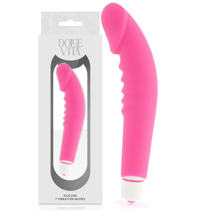 Vibromasseur Réaliste Realistic Pleasure 7 Modes Coque Amovible - Dolce Vita