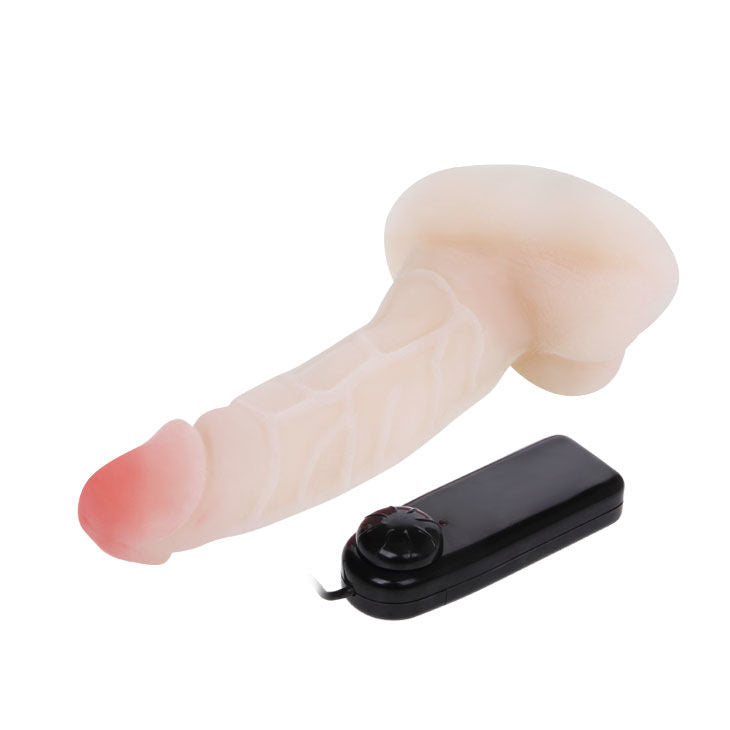 Vibromasseur Réaliste Rotatif Ciberskin Loveclone 18 cm - Baile