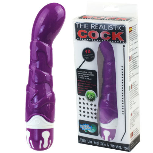 Vibromasseur Réaliste Sensation 10 Rythmes Silicone Souple - Baile