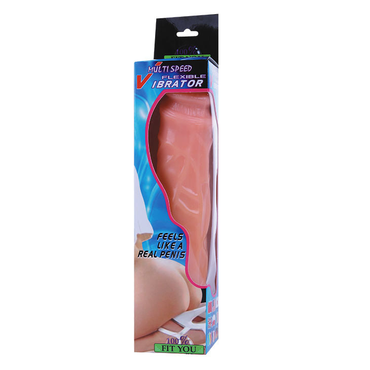 Vibromasseur Réaliste Vagues de Plaisir 25,5 cm Simple et Puissant - Baile