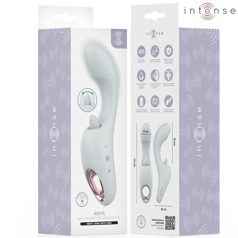 Vibromasseur Rabbit Anya Double Stimulation Mouvement Circulaire IPX7 - Intense