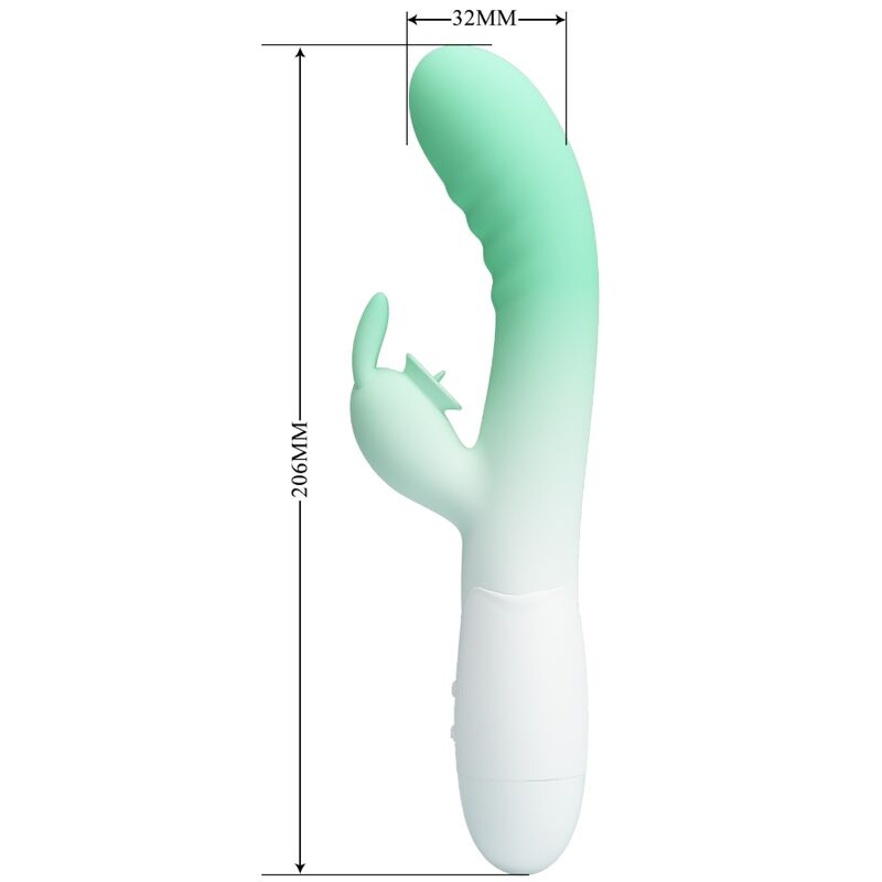 Vibromasseur Rabbit Cerberus 30 Vibrations Stimulation Clitoridienne - Pretty Love