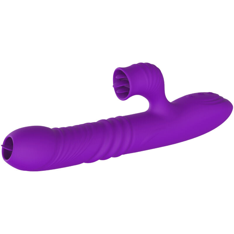 Vibromasseur Rabbit Chauffant Fully G Spot Langue Stimulante 20 Modes - Armony