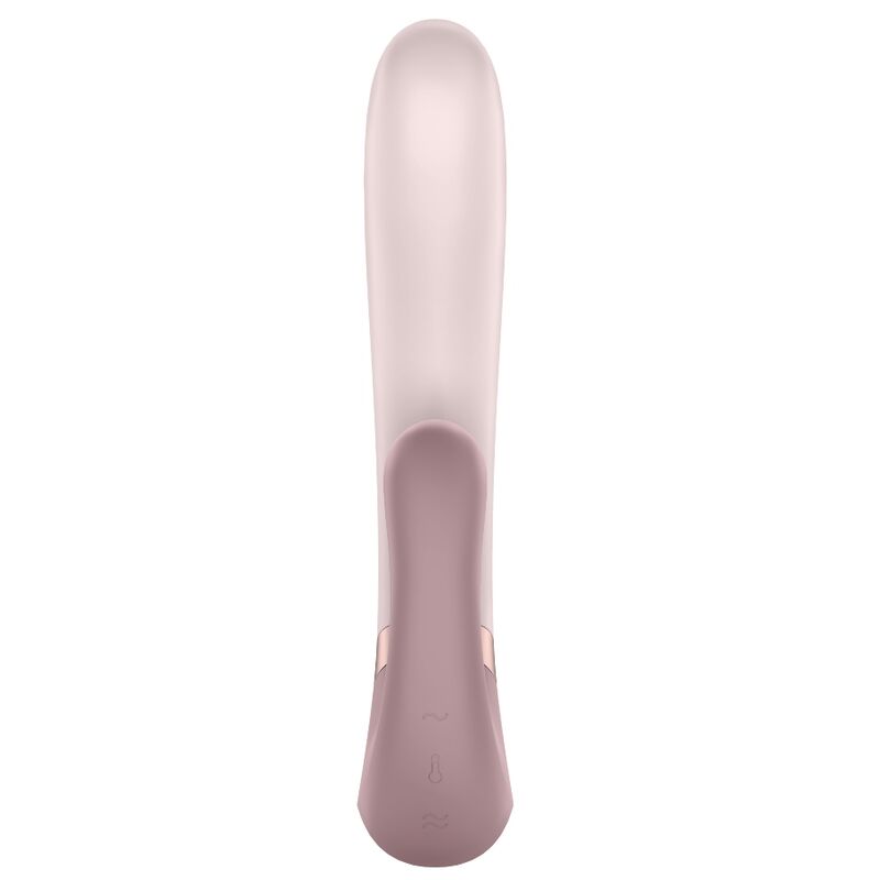 Vibromasseur Rabbit Chauffant Heat Wave Bluetooth 2 Moteurs - Satisfyer