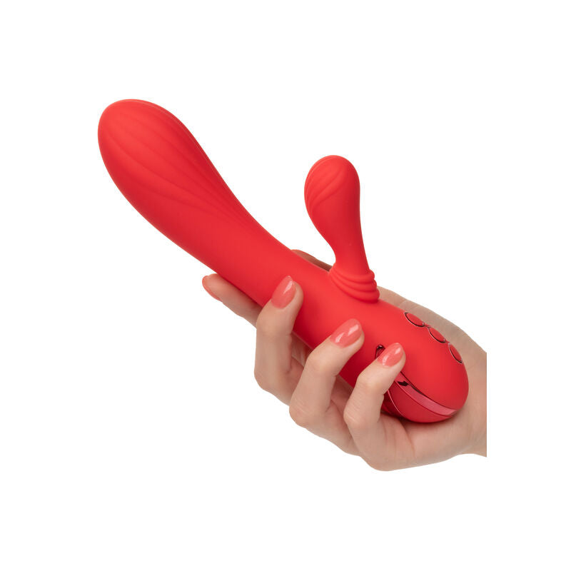 Vibromasseur Rabbit Chauffant Palisades Passion Teaser Oscillant - CalExotics