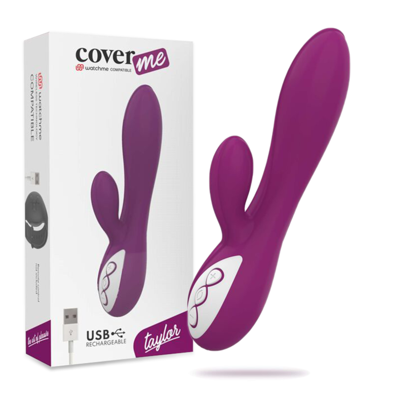 Vibromasseur Rabbit Connecté Taylor WatchMe Sans Fil 12 Modes - Coverme