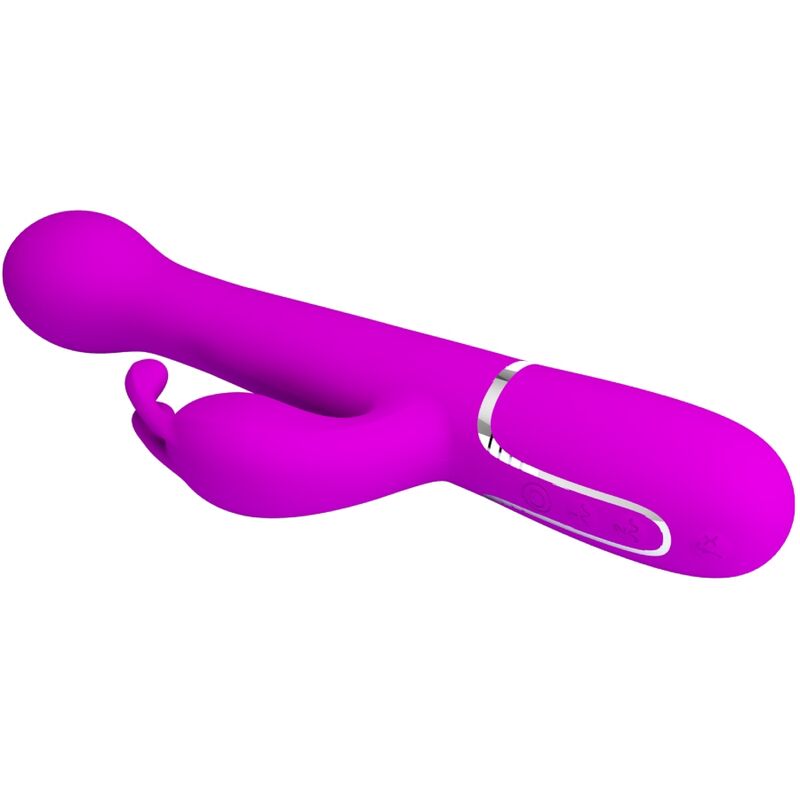 Vibromasseur Rabbit Dejon 3-en-1 Perles Rotatives Rechargeable - Pretty Love