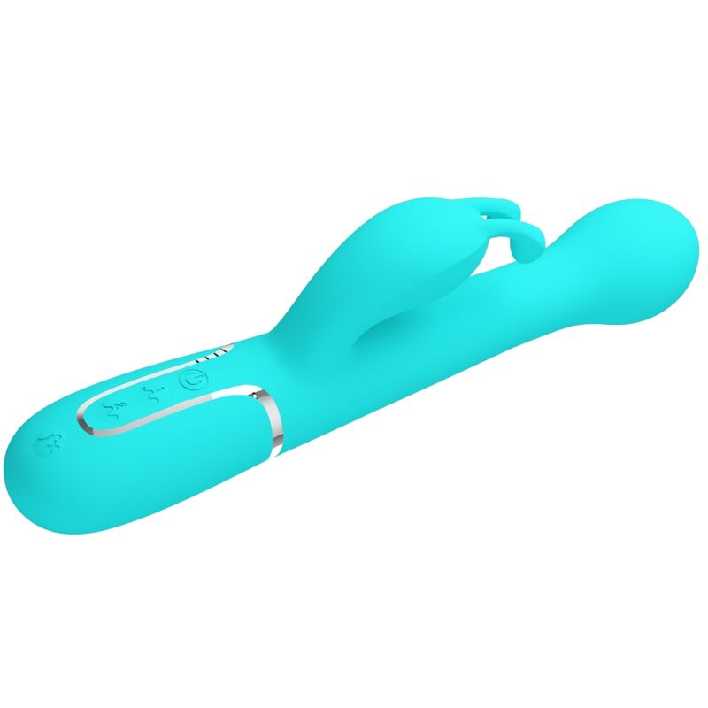 Vibromasseur Rabbit Dejon 3-en-1 Rotation Perles Rechargeable - Pretty Love