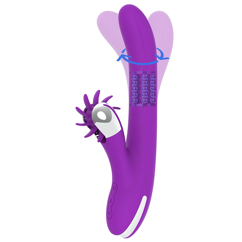 Vibromasseur Rabbit Funny Rotation 2.0 Perles Rotatives 7 Modes - Fun Function