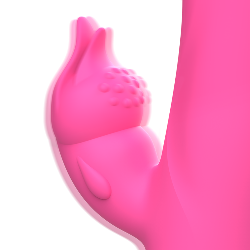 Vibromasseur Rabbit Julio Silicone 2 Moteurs Ventouse Étanche - Intense