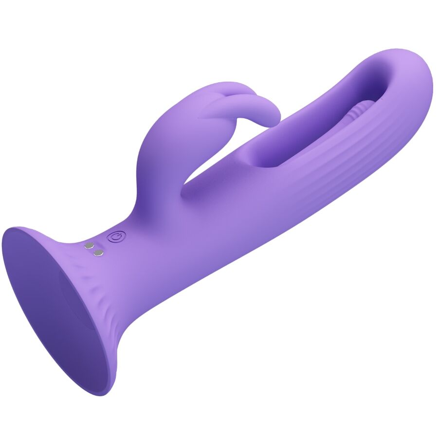 Vibromasseur Rabbit Killmoulis Fonction Langue 12 Modes Rechargeable - Pretty Love