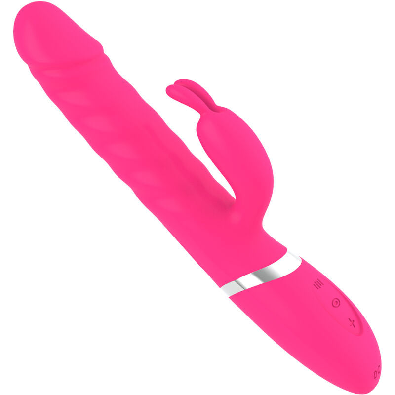 Vibromasseur Rabbit Nasty Chauffant Va-et-Vient 18 Vibrations 9 Poussées - Armony