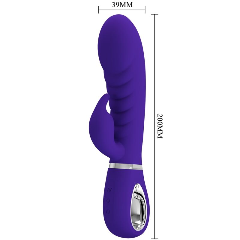 Vibromasseur Rabbit Prescott Point G Flexible Mémoire - Silicone - Pretty Love