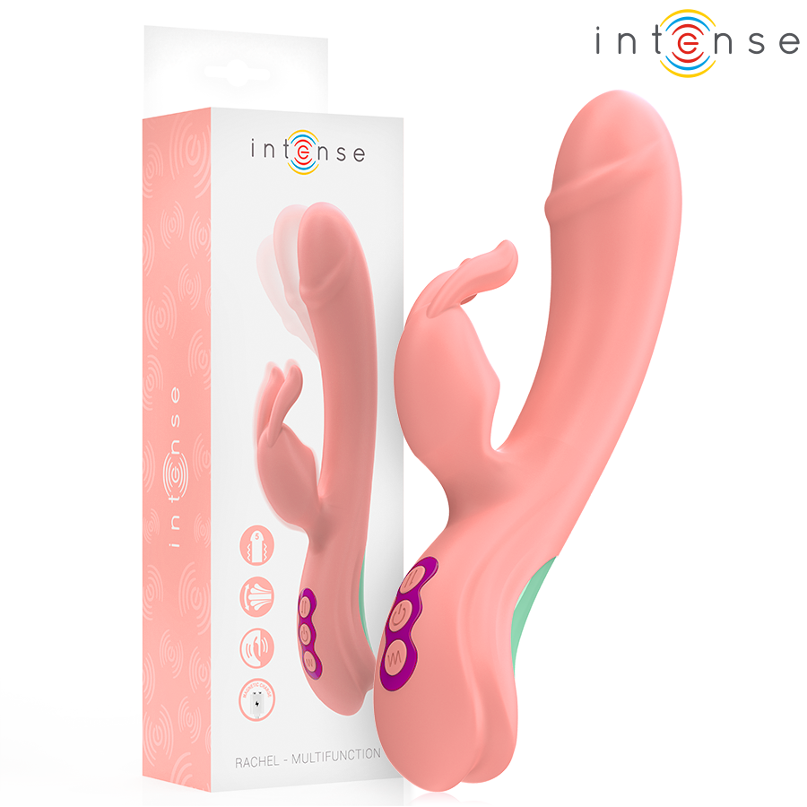 Vibromasseur Rabbit Rachel Pointe Oscillante Point G 5 Vibrations - Intense