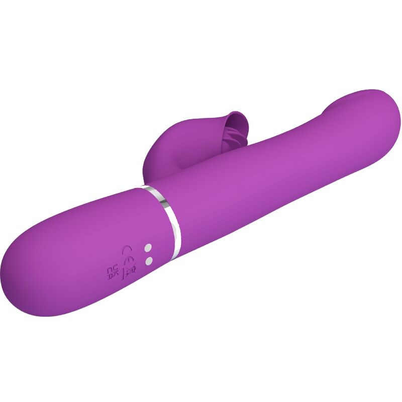 Vibromasseur Rabbit Rotatif Perles Mobiles 7 Vibrations Rechargeable - Pretty Love