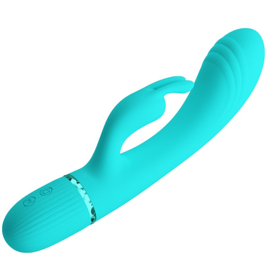 Vibromasseur Rabbit Scocco Tête Flexible 10 Vibrations Rechargeable - Pretty Love