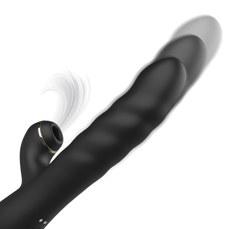 Vibromasseur Rabbit Up & Down Aspiration Clitoris 3 Stimulations - Ibiza Technology