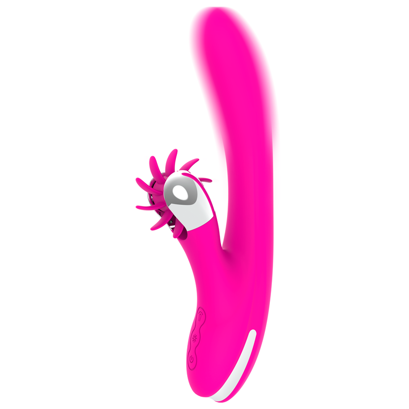 Vibromasseur Rabbit Vibrant 24 cm Double Stimulation USB - Diversia