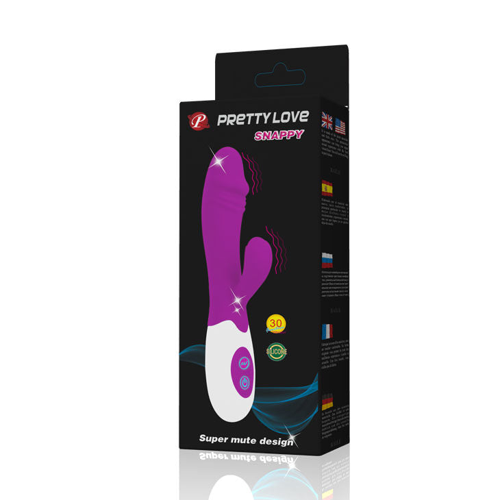 Vibromasseur Snappy Flirtation 30 Modes Double Stimulation - Pretty Love