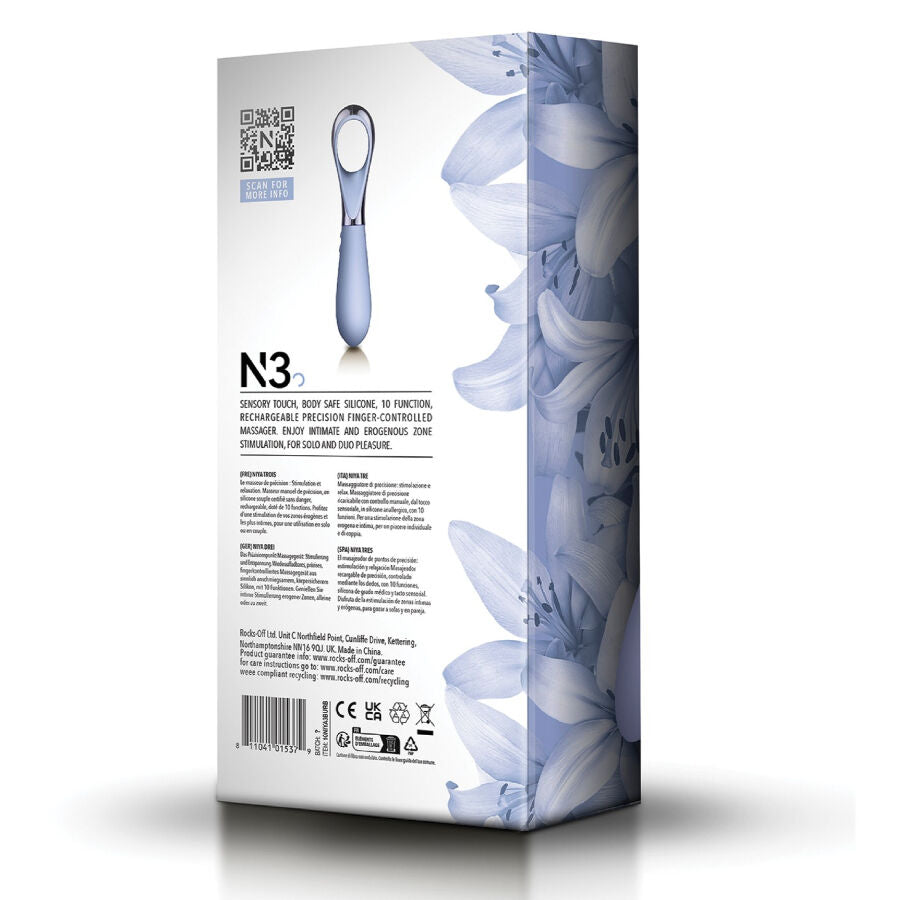 Vibromasseur Stimulateur de Précision N3 Bague Ergonomique 10 Modes - Niya