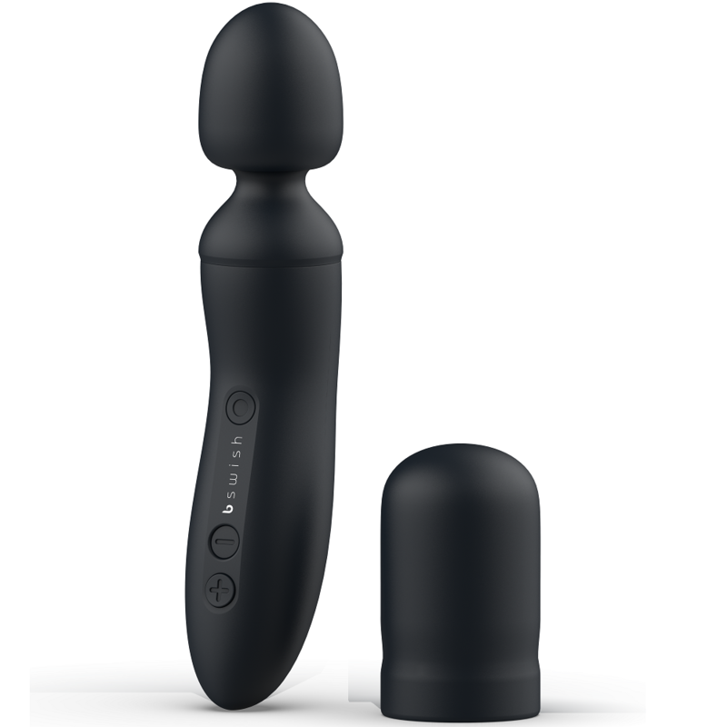 Vibromasseur Wand Bthrilled Premium Tête Flexible Rechargeable Noir - B Swish