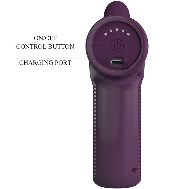 Vibromasseur Wand DJ Scholar 5 Réglages de Poussée Rechargeable - Pretty Love