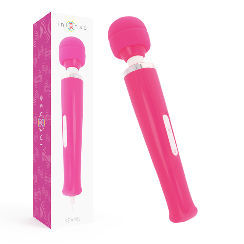 Vibromasseur Wand Keanu - Tête Flexible 8 Modes Puissance Extrême - Intense