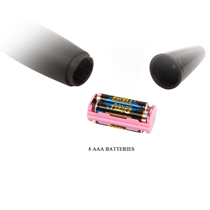 Vibromasseur Wand Power Compact Tête Flexible Striée Puissant - Baile