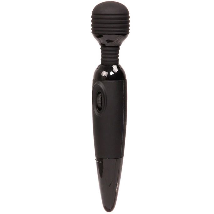 Vibromasseur Wand Power Compact Tête Flexible Striée Puissant - Baile