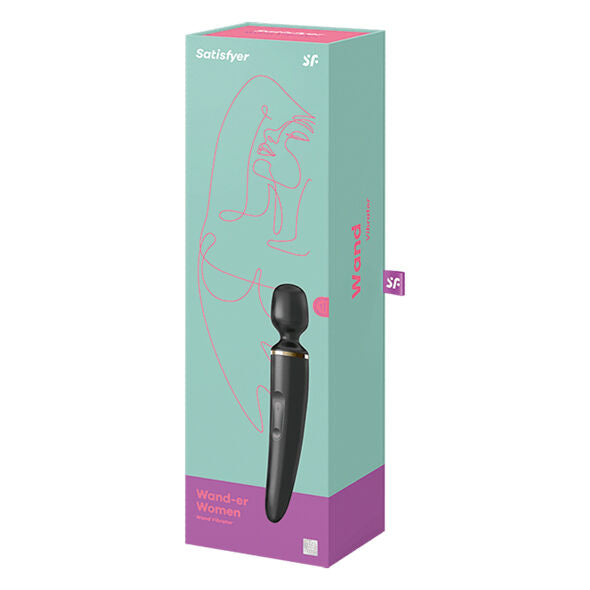 Wand Vibromasseur Puissant Wander Silicone Rechargeable Étanche - Satisfyer