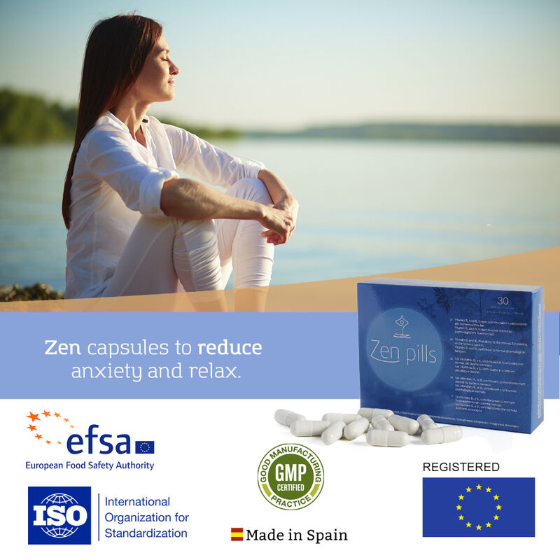 Zen Pills Complément Anti-Stress Naturel 30 Comprimés - 500Cosmetics